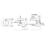 TOTO LW573J 圓形檯上盆 (白色)